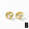 Wholesale Jewelry Star Copper Electroplated Ear Bone Clip Earrings Ear Cuff For Women