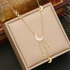Wholesale Jewelry Star Fashion Stainless Steel Electroplated Clavicle Chain