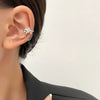 Wholesale Jewelry Star Shaped Copper Electroplated Pierced Ear Bone Clip Earrings For Women