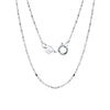 Wholesale Jewelry Sterling Silver Ball Chain Necklace With Geometric Style And Electroplating Treatment