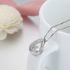 Wholesale Jewelry 925 Sterling Silver Beating Heart Pendant Necklace With Micro Inlay And Electroplating
