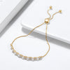Wholesale Jewelry 925 Sterling Silver Bracelet With Zircon And Freshwater Pearl Geometric Elegant Retro Electroplated Women's Style