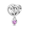 Wholesale Jewelry 925 Sterling Silver Butterfly Heart Lock Pendant Beads Dripping Oil Original Design Diy Accessories