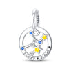 Wholesale Jewelry 925 Sterling Silver Dripping Oil Twelve Constellations Pendant