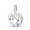 Wholesale Jewelry 925 Sterling Silver Dripping Oil Twelve Constellations Pendant