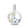 Wholesale Jewelry 925 Sterling Silver Dripping Oil Twelve Constellations Pendant