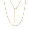 Wholesale Jewelry 925 Sterling Silver Figaro Chain Electroplated Women's Necklace
