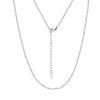 Wholesale Jewelry 925 Sterling Silver Figaro Chain Electroplated Women's Necklace