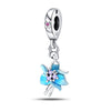 Wholesale Jewelry 925 Sterling Silver Flower Fairy Crystal Beads Charm Accessories Dripping Oil Original Design Animal Style