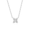 Wholesale Jewelry 925 Sterling Silver Fourleaf Clover Butterfly Geometric Flower Inlaid Zircon Pendant Necklace For Women