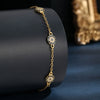 Wholesale Jewelry 925 Sterling Silver Geometric Devil's Eye Bracelet