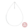 Wholesale Jewelry 925 Sterling Silver Geometric Fashion Electroplated Necklace For Women