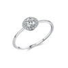 Wholesale Jewelry 925 Sterling Silver Geometric Inlaid Zircon Ring Light Luxury Style