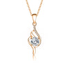 Wholesale Jewelry 925 Sterling Silver Geometric Pattern Mosan Diamond Pendant Necklace For Women