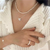 Wholesale Jewelry 925 Sterling Silver Geometric Snake Bone Necklace