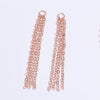 Wholesale Jewelry 925 Sterling Silver Geometric Tassel Pendant Handmade Electroplated For Women