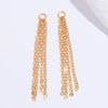 Wholesale Jewelry 925 Sterling Silver Geometric Tassel Pendant Handmade Electroplated For Women