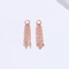 Wholesale Jewelry 925 Sterling Silver Geometric Tassel Pendant Handmade Electroplated For Women