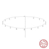 Wholesale Jewelry 925 Sterling Silver Geometric Waist Chain Electroplated For Women