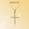 Wholesale Jewelry 925 Sterling Silver Heart Pendant Necklace With Cross Chain And Electroplating Unisex Cartoon Style