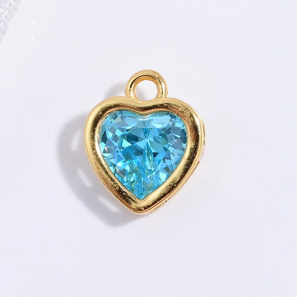 Wholesale Jewelry 925 Sterling Silver Heart Shape Pendant With Zirconia