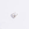 Wholesale Jewelry 925 Sterling Silver Heartshaped Geometric Minimalist Pendant Electroplated For Diy Bracelet Necklace