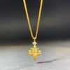 Wholesale Jewelry 925 Sterling Silver 18K Gold Plated Brushed Fashion Geometric Cross Crown Roman Numerals Women's Necklace Earrings Bracelet
