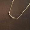 Wholesale Jewelry 925 Sterling Silver 14K Gold Plated Smile Pendant Necklace With Cartoon Characters Ochain