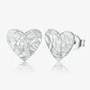 Wholesale Jewelry 925 Sterling Silver Love Heart Water Drop Bell Stud Earrings Necklace Bracelet Set Light Luxury Style Electroplated