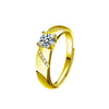 Wholesale Jewelry 925 Sterling Silver Moissanite Geometric Couple's Ring Set With Diamonds