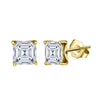 Wholesale Jewelry Sterling Silver Moissanite Geometric Style Electroplated Necklace And Earrings For Women