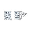 Wholesale Jewelry Sterling Silver Moissanite Geometric Style Electroplated Necklace And Earrings For Women