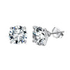 Wholesale Jewelry Sterling Silver Moissanite Geometric Style Electroplated Necklace And Earrings For Women