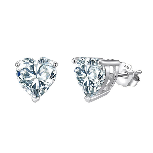 Wholesale Jewelry Sterling Silver Moissanite Geometric Style Electroplated Necklace And Earrings For Women