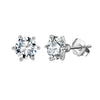 Wholesale Jewelry Sterling Silver Moissanite Geometric Style Electroplated Necklace And Earrings For Women