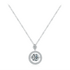 Wholesale Jewelry 925 Sterling Silver Niche Geometric Zircon Necklace Set With Precious Stones