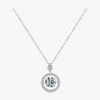 Wholesale Jewelry 925 Sterling Silver Niche Geometric Zircon Necklace Set With Precious Stones