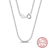 Wholesale Jewelry Sterling Silver O Chain Geometric Style Electroplated Unisex Necklace
