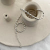 Wholesale Jewelry 925 Sterling Silver Olive Chain Necklace With Plants And Flowers Style And Electroplating Treatment