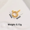 Wholesale Jewelry 925 Sterling Silver Oshaped Spring Buckle Electroplated Connection Buckle For Necklace And Bracelet