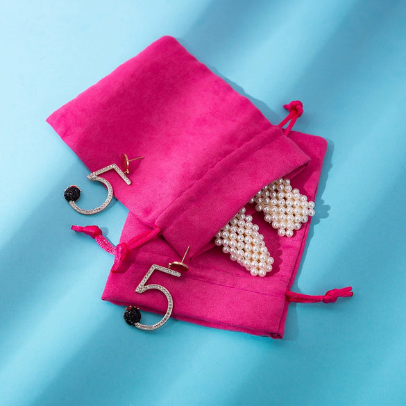 Wholesale Jewelry Storage Drawstring Flannel Bag