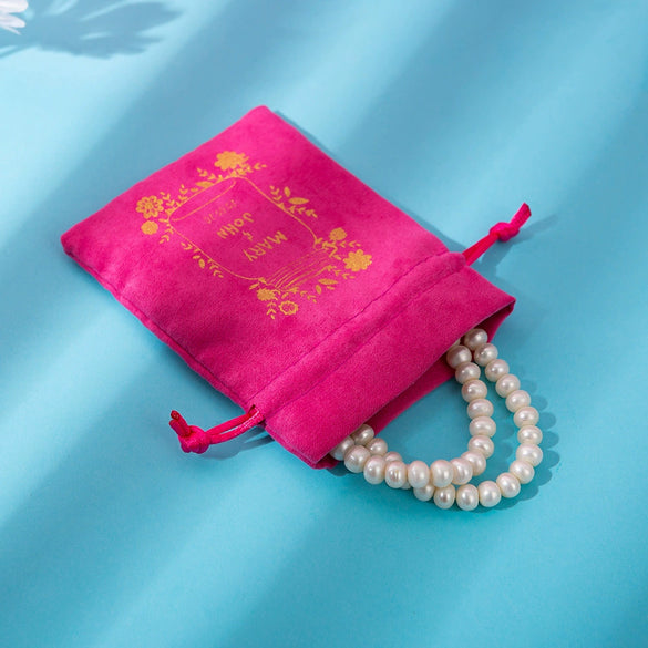 Wholesale Jewelry Storage Drawstring Flannel Bag