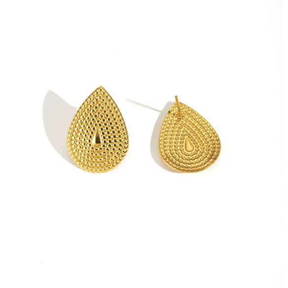 Wholesale Jewelry Suit Titanium Steel Simple Design With Love Water Drops Bell Patterns Non Fading Electroplated For Women