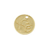 Wholesale Jewelry Sweet Geometric Copper Pendant With Dripping Oil Design