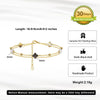 Wholesale Jewelry Sweet Geometric Style S925 Sterling Silver Chain Bracelet With Electroplating