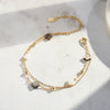 Wholesale Jewelry Sweet Geometric Style S925 Sterling Silver Chain Bracelet With Electroplating