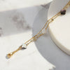 Wholesale Jewelry Sweet Geometric Style S925 Sterling Silver Chain Bracelet With Electroplating