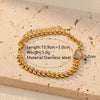 Wholesale Jewelry Sweet Simple Style Round Heart Shape 304 Stainless Steel Shell 18K Gold Plated Round Plating Bracelets Necklace