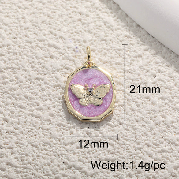 Wholesale Jewelry Sweet Style Copper Animal Zodiac Heart Shape Electroplated Pendant Accessories Including Necklace Bracelet Earrings