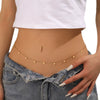 Wholesale Jewelry Sweet Style Fourleaf Body Chain Titanium Steel Vacuum Electroplated For Women